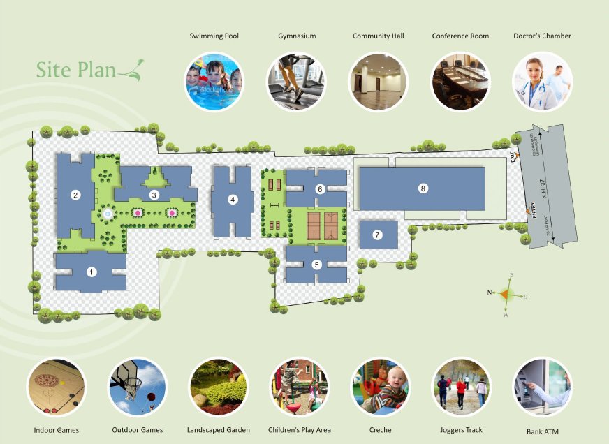 vista site plan